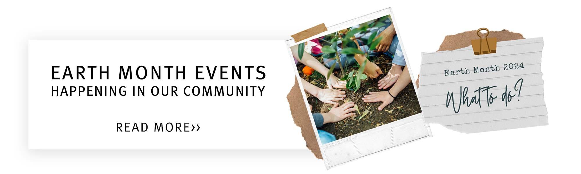 Image of earth month events in the community