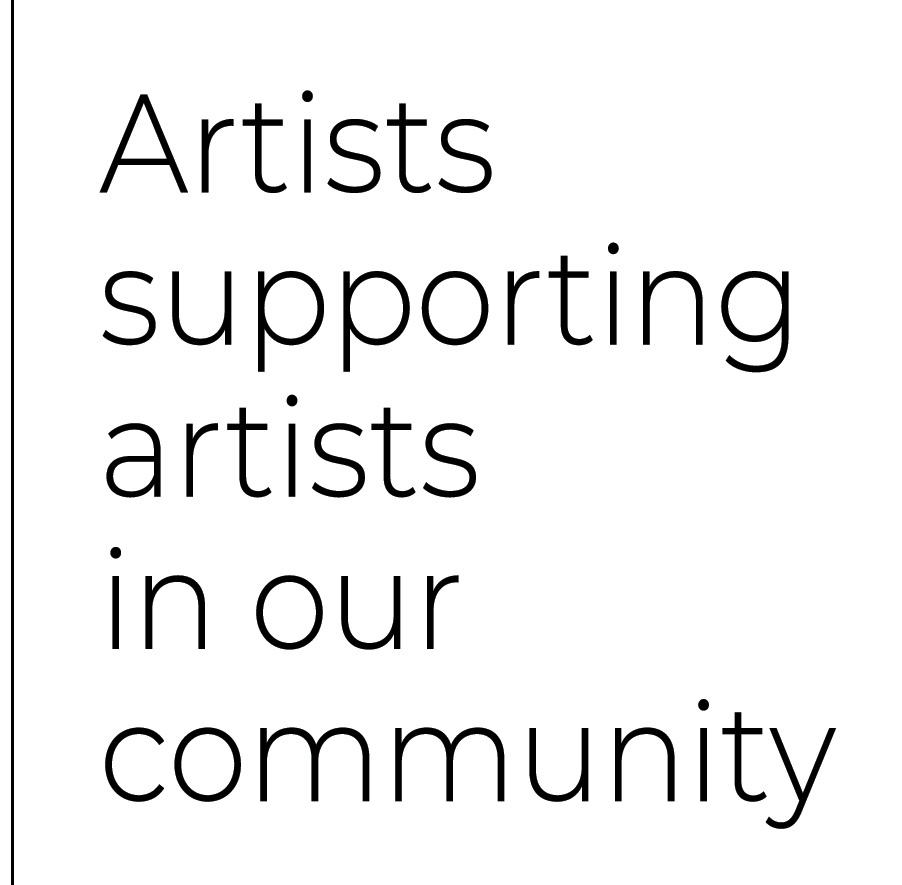 image of artists supporting artists