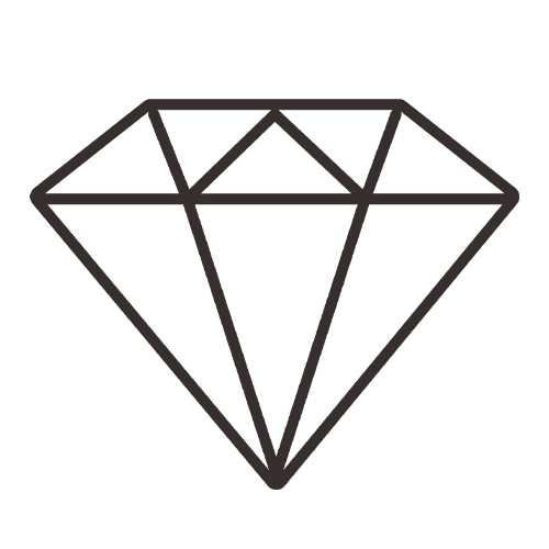 image of a diamond shape drawing showing excellence