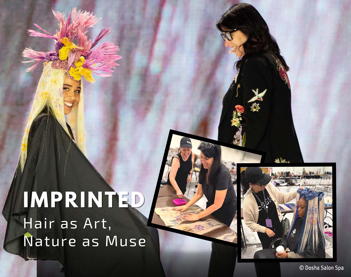 For over 22 years, Dosha Creative Director Kim Botner has grown her career from the Dosha home—becoming a nationally and internationally recognized artist, educator, and creative leader. In August 2025, Kim brought that vision to the global main stage at Aveda Congress, debuting an original technique that would later earn her recognition as a Finalist for the 2025 Trevor Sorbie Award for Creative Innovation in Hair.