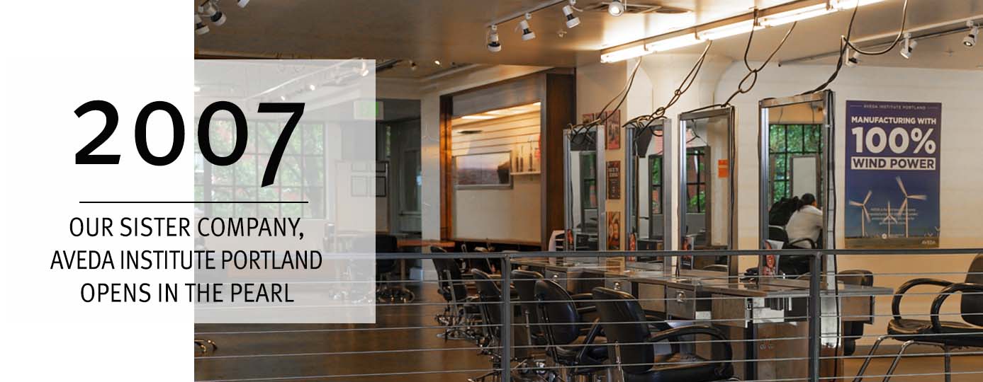 Dosha history - sister company aveda institute portland opens in 2007
