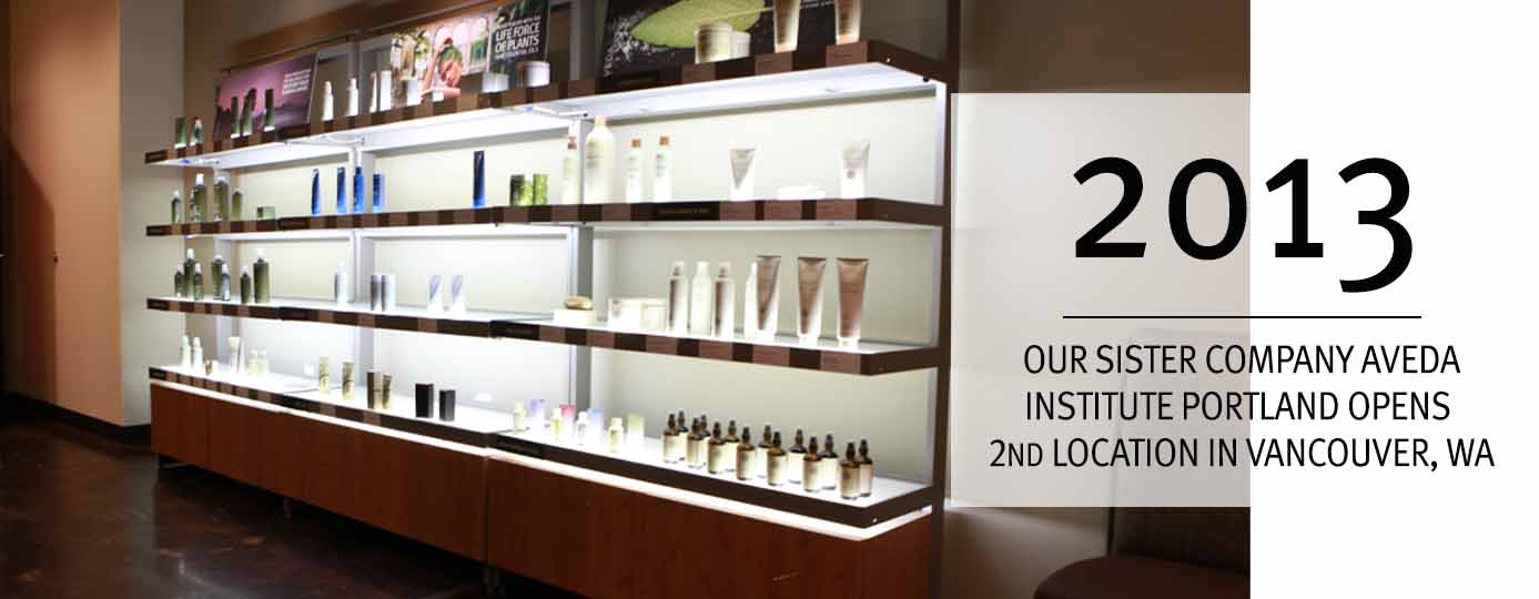 Dosha history - sister company Aveda Institute Portland opens a 2nd location in Vancouver, WA