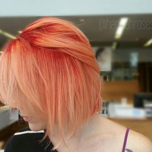 Coral Hair color Aveda PDX Salon